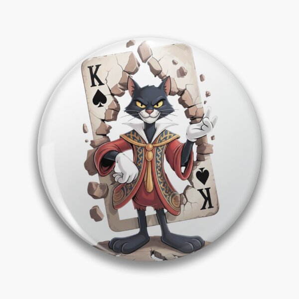 Item preview, Funny King of Spades Cat Playing Cards designed and sold by WelLarsDigitals.