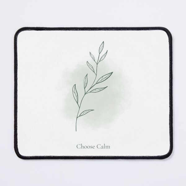 Item preview, Choose Calm – Minimalist Botanical Line Art designed and sold by Calm Earth Collective.
