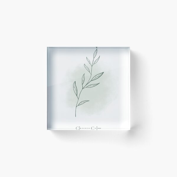 Item preview, Choose Calm – Minimalist Botanical Line Art designed and sold by Calm Earth Collective.