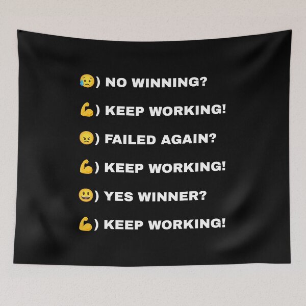 Item preview, Motivational KEEP WORKING! designed and sold by Giulivo Store Graphic.