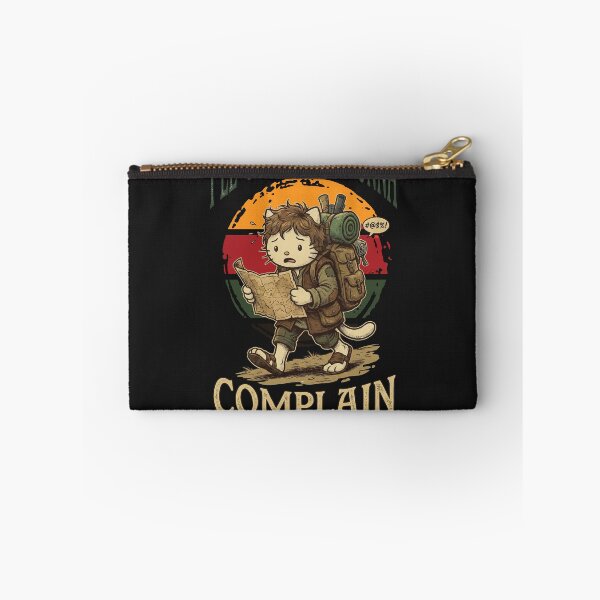 Item preview, Funny Reluctant Hiker Cat - I'll Go But I'm Gonna Complain designed and sold by AdyKurniawan.