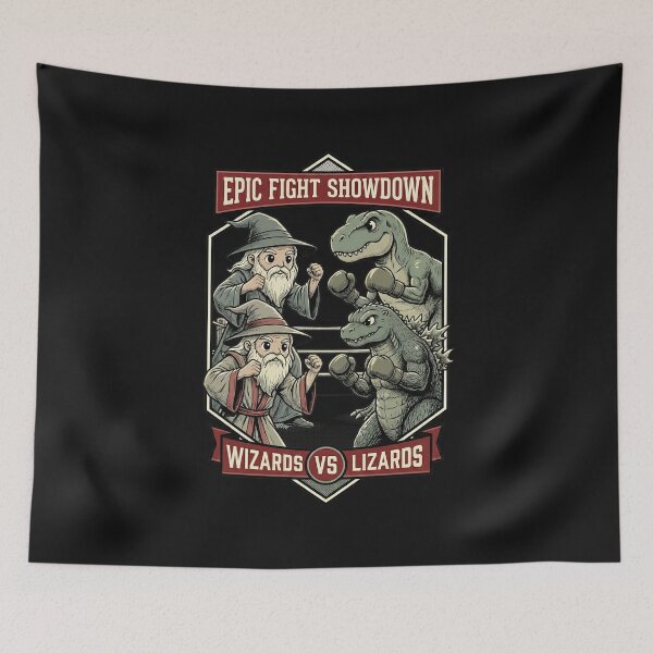 Item preview, Wizards vs Lizards Epic Boxing Showdown designed and sold by AdyKurniawan.