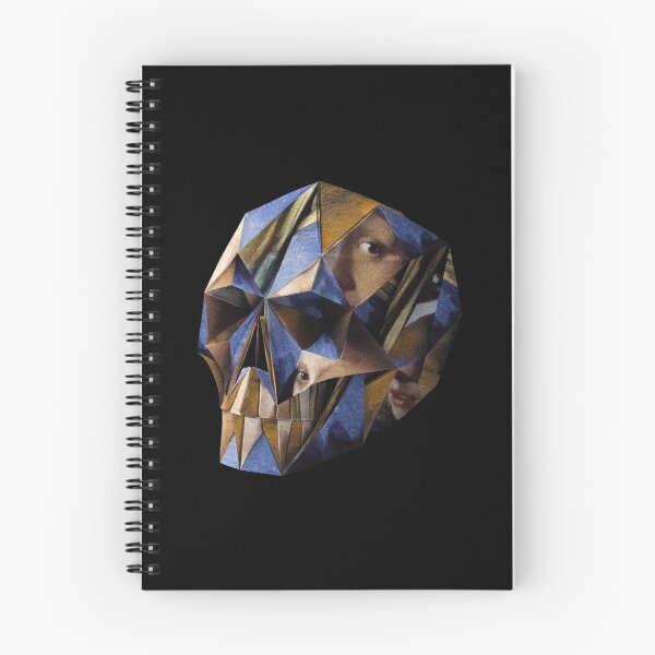 Item preview, Copy of Pearl Earring Origami Skull;Black designed and sold by UZUSHIKI LAB.