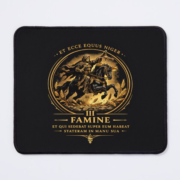 Item preview, Third Seal: Famine (Equus Niger) designed and sold by Sanctum Icons.