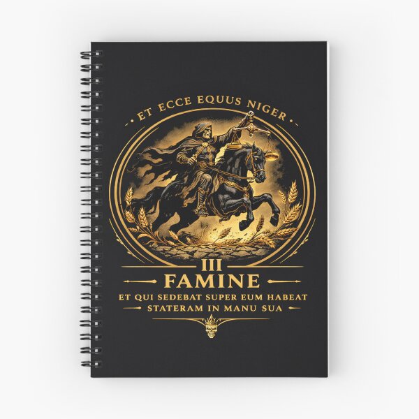 Item preview, Third Seal: Famine (Equus Niger) designed and sold by Sanctum Icons.