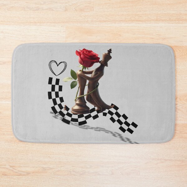 Item preview, Romantic chessboard with dancing king and Queen  designed and sold by BigSquareOfficial.