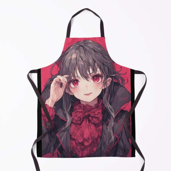 Artikelvorschau, Anime-Vampir auf rotem Hintergrund entworfen und verkauft von ArtsJulian.