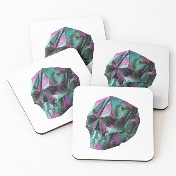 Item preview, Pearl Earring Origami Skull designed and sold by UZUSHIKI LAB.