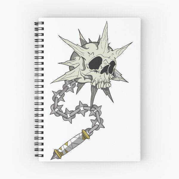 Item preview, Spiked Skull Mace designed and sold by dropdeed666.