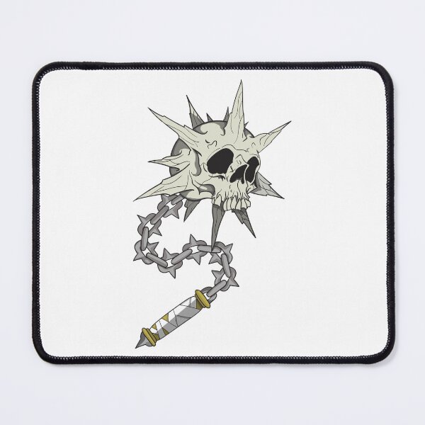 Item preview, Spiked Skull Mace designed and sold by dropdeed666.