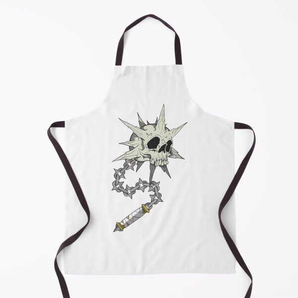 Item preview, Spiked Skull Mace designed and sold by dropdeed666.