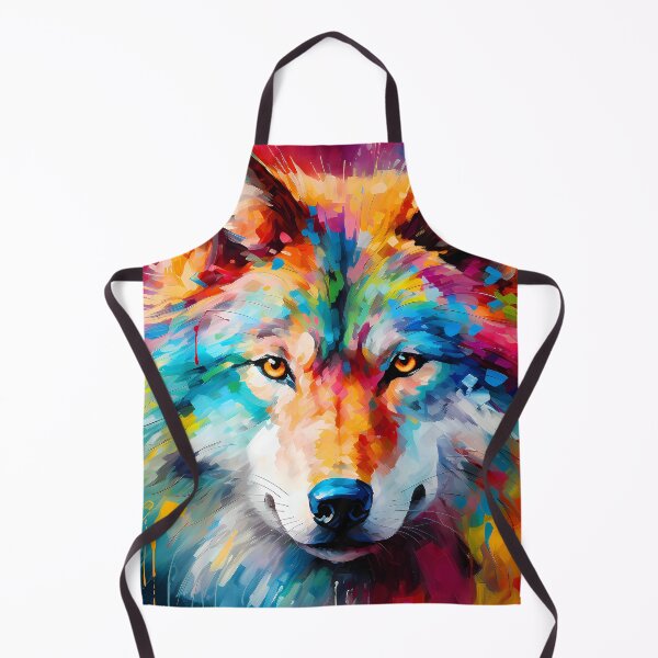 Item preview, Rugged, Bold, And Bright Wolf Face Digital Art designed and sold by DEC02.