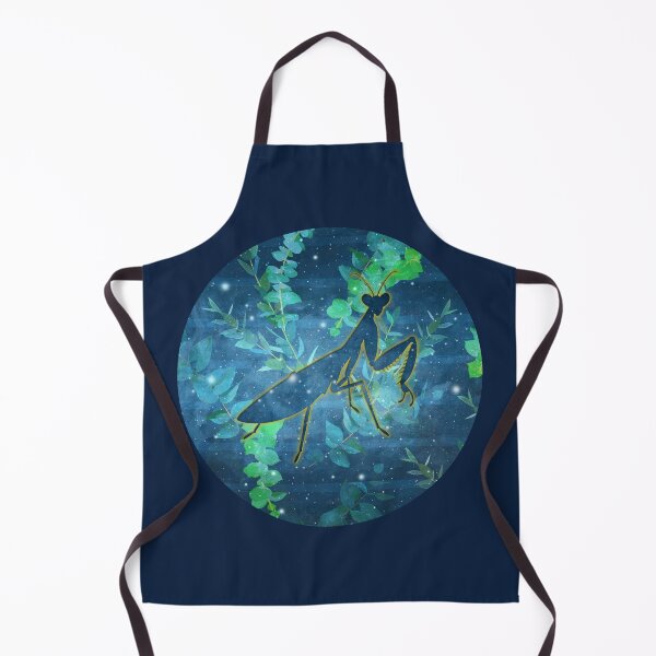 Item preview, Galaxy Praying Mantis Botanical Stars illustration designed and sold by 3DDesignSpot.