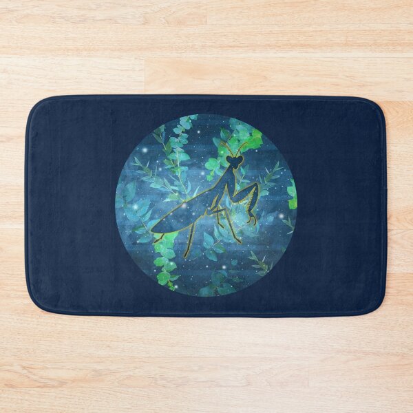 Item preview, Galaxy Praying Mantis Botanical Stars illustration designed and sold by 3DDesignSpot.