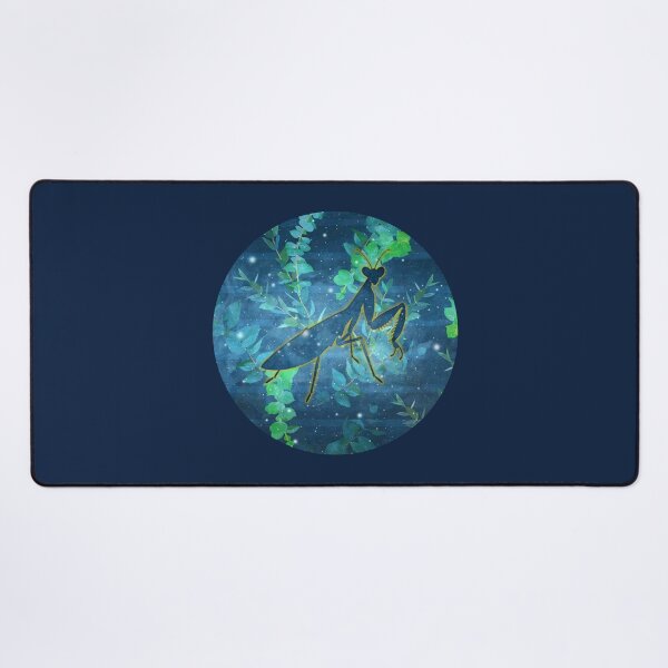 Item preview, Galaxy Praying Mantis Botanical Stars illustration designed and sold by 3DDesignSpot.