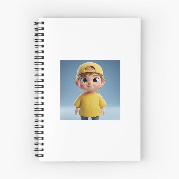 Item preview, Cute 3D Cartoon Boy Character in Yellow Outfit designed and sold by TrendTonic1.