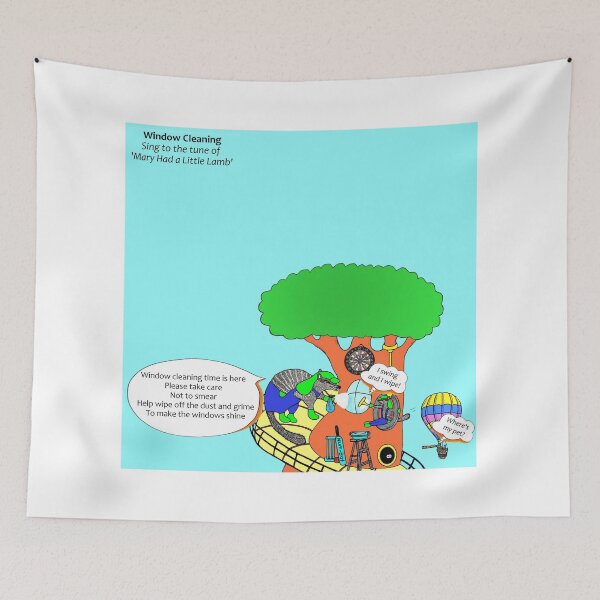 Item preview, Window Cleaning - Mary Had a Little Lamb designed and sold by tuneinwithamy.
