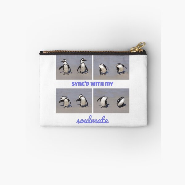 Item preview, Sync'd with my soulmate — African Penguin designed and sold by ZoObsessed.