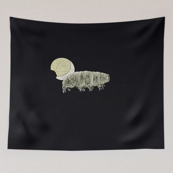 Item preview, Sleepy Tardigrade On Moon designed and sold by odbkuety83.