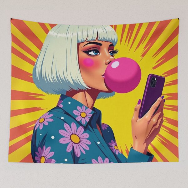 Item preview, “Solar Pop Siren” designed and sold by Dream Bloom Gallery.