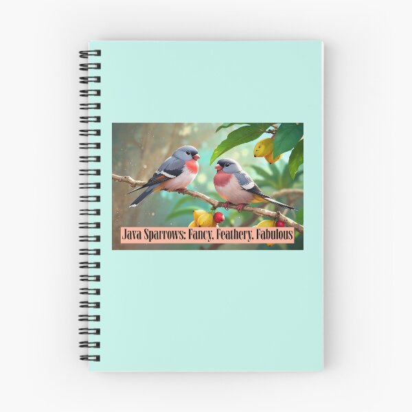 Item preview, Java Sparrows: Fancy, Feathery, Fabulous Java Sparrows designed and sold by Sachie's Studio.