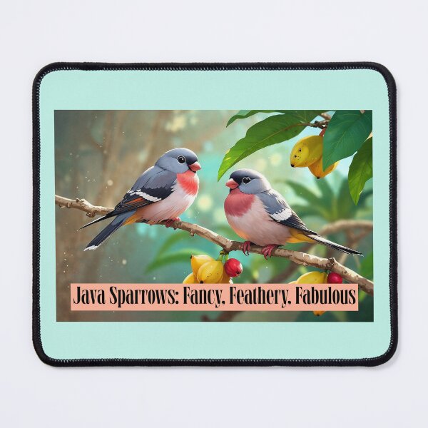 Item preview, Java Sparrows: Fancy, Feathery, Fabulous Java Sparrows designed and sold by Sachie's Studio.