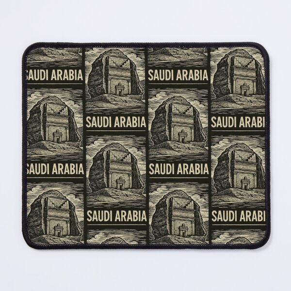Item preview, Saudi Arabia Linocut Style  designed and sold by Thistle-TShop.