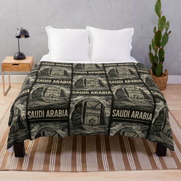 Artikelvorschau, Linolschnitt-Stil aus Saudi-Arabien entworfen und verkauft von Thistle-TShop.