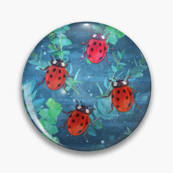 Item preview, Celestial Ladybugs Cosmic Garden Design designed and sold by 3DDesignSpot.