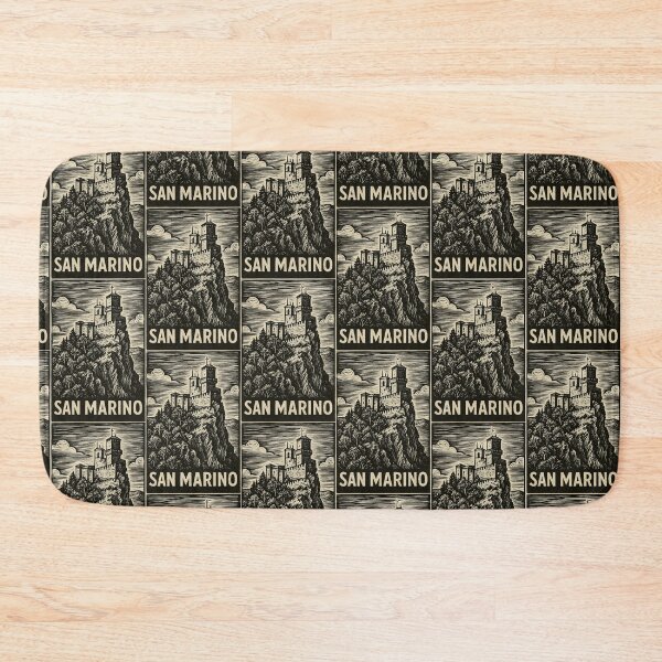 Item preview, San Marino Linocut Style  designed and sold by Thistle-TShop.