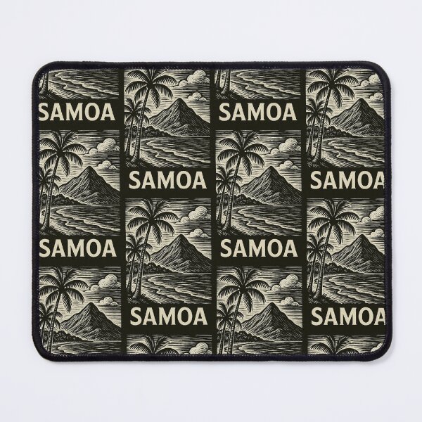Item preview, Samoa Linocut Style  designed and sold by Thistle-TShop.