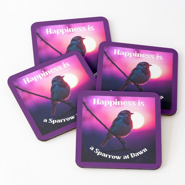 Item preview, Happiness is a Sparrow at Dawn Sparrows designed and sold by Sachie's Studio.