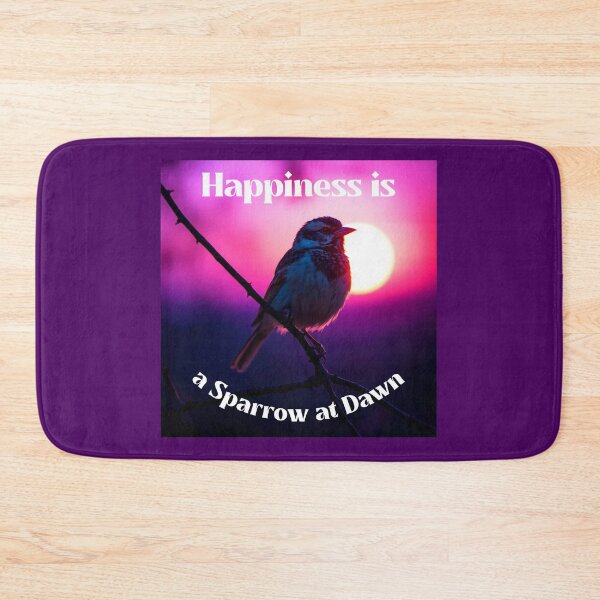 Item preview, Happiness is a Sparrow at Dawn Sparrows designed and sold by Sachie's Studio.
