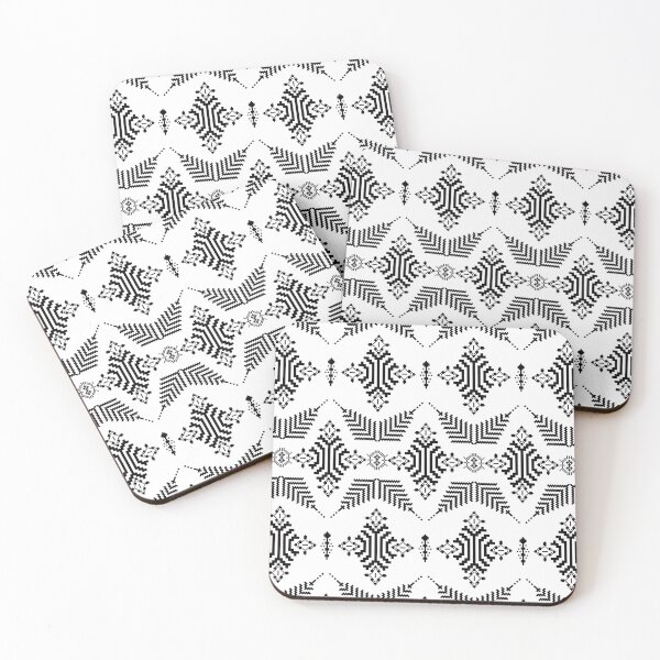 Item preview, Seamless Tribal Folk Geometric Pattern in Black and White Ethnic Style. designed and sold by kasune-shop.