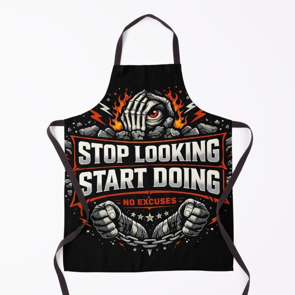 Item preview, Stop Looking, Start Doing – No Excuses Streetwear Logo designed and sold by ZayCreates.