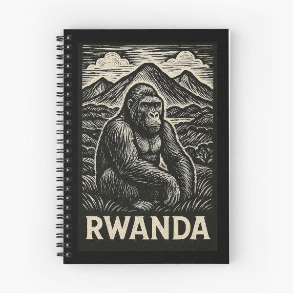 Item preview, Rwanda Linocut Style  designed and sold by Thistle-TShop.