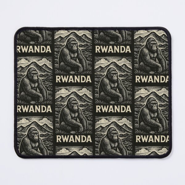 Item preview, Rwanda Linocut Style  designed and sold by Thistle-TShop.