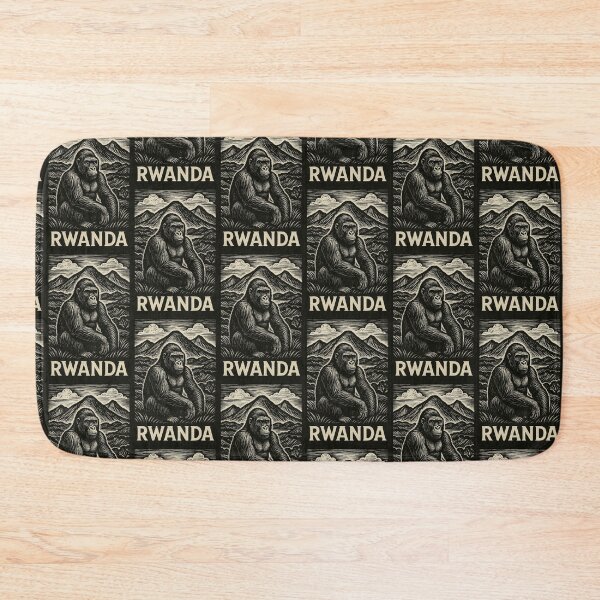 Item preview, Rwanda Linocut Style  designed and sold by Thistle-TShop.