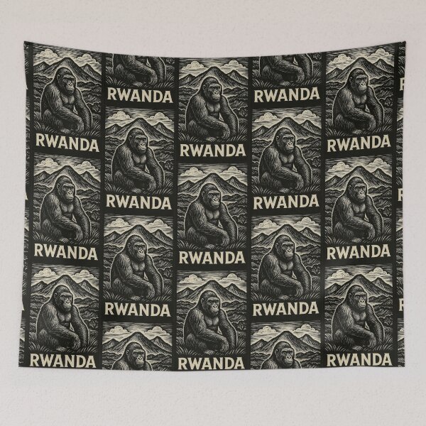 Item preview, Rwanda Linocut Style  designed and sold by Thistle-TShop.