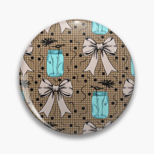 Item preview, Mason jar seamless pattern  designed and sold by yonacreations.