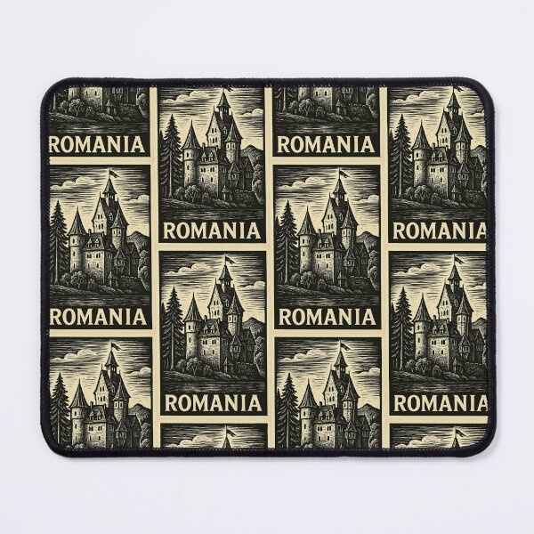 Item preview, Romania Linocut Style  designed and sold by Thistle-TShop.