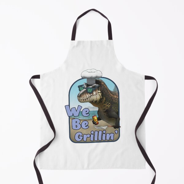 Item preview, We Be Grillin' - Grilling T. rex designed and sold by PaperPangea.