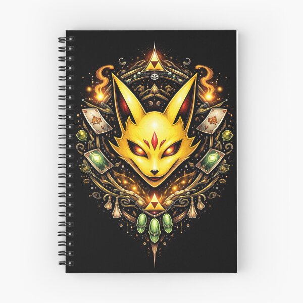 Item preview, Golden Arcane Fox Emblem designed and sold by ZayCreates.