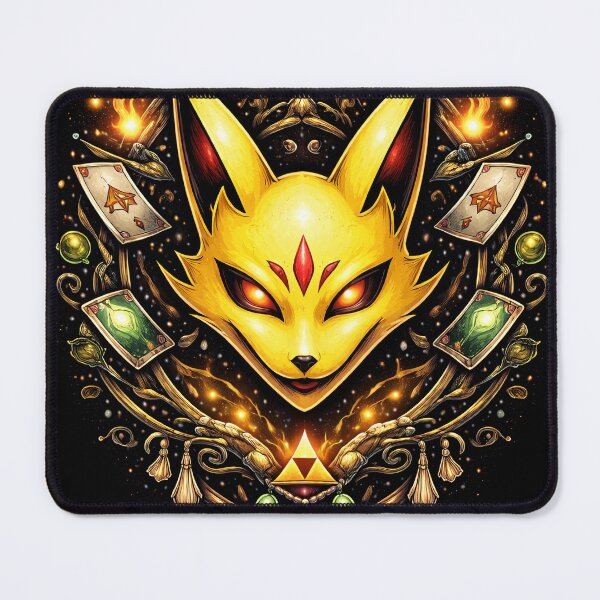 Item preview, Golden Arcane Fox Emblem designed and sold by ZayCreates.