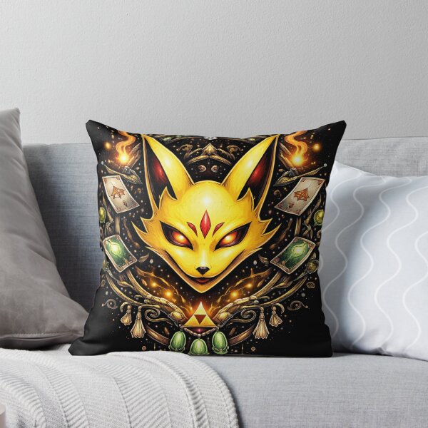 Item preview, Golden Arcane Fox Emblem designed and sold by ZayCreates.