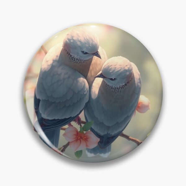 Item preview, Feathered Beauty, Timeless Melody Mourning Doves, nature, bird watching, bird lover designed and sold by Sachie's Studio.