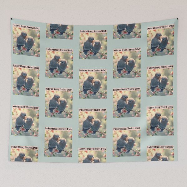 Item preview, Feathered Beauty, Timeless Melody Mourning Doves, nature, bird watching, bird lover designed and sold by Sachie's Studio.