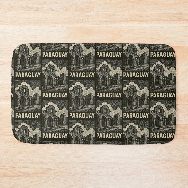 Item preview, Paraguay Linocut Style  designed and sold by Thistle-TShop.