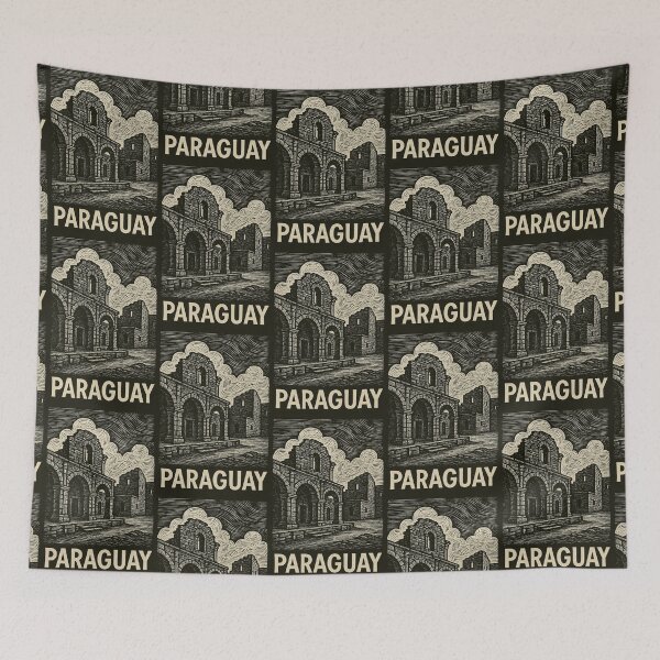 Item preview, Paraguay Linocut Style  designed and sold by Thistle-TShop.