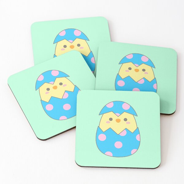 Item preview, Cute Baby Chick Popping out of Polka Dot Easter Egg for Spring Celebration Holiday Theme designed and sold by nuchz.